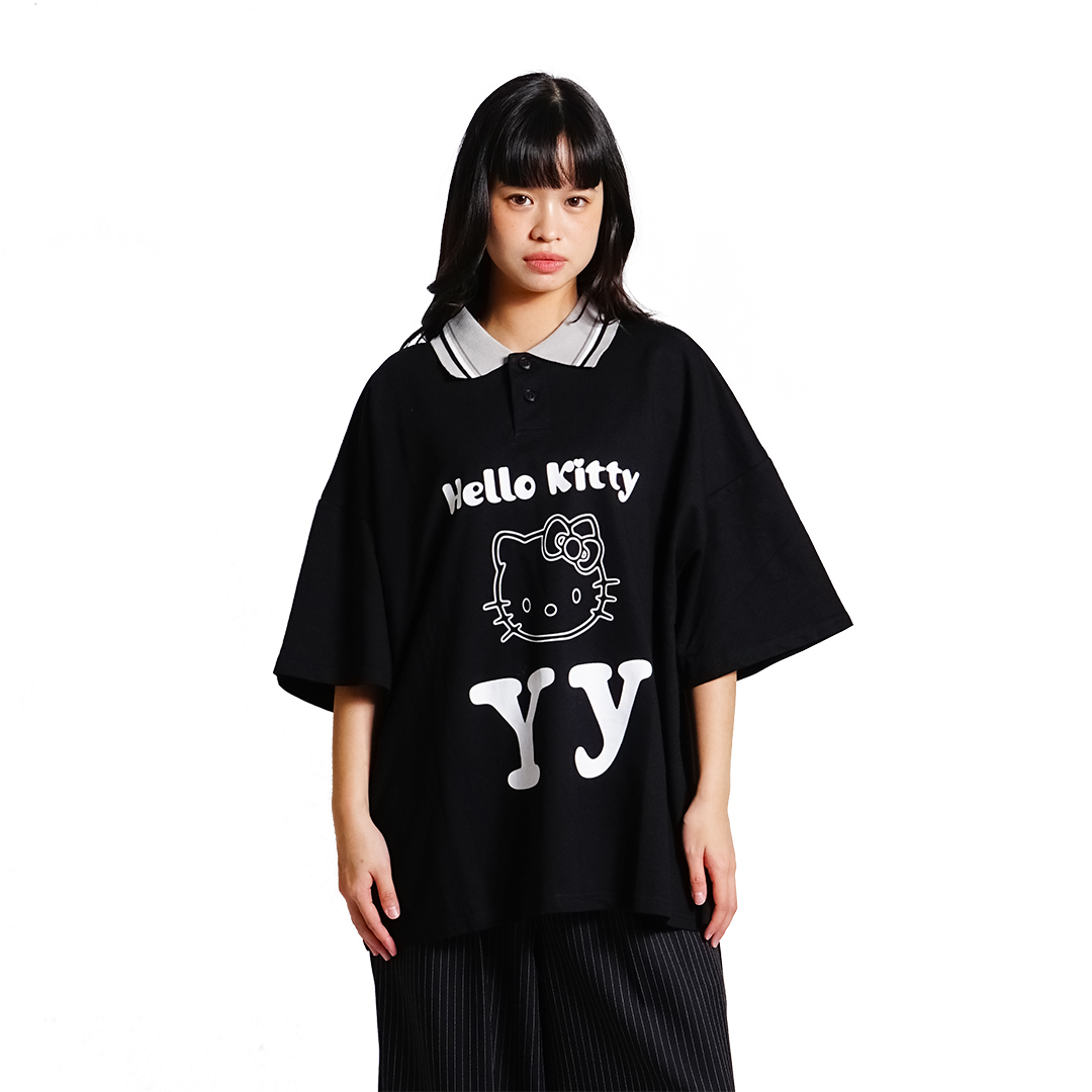 Open YY X HK Collared Polo Shirt