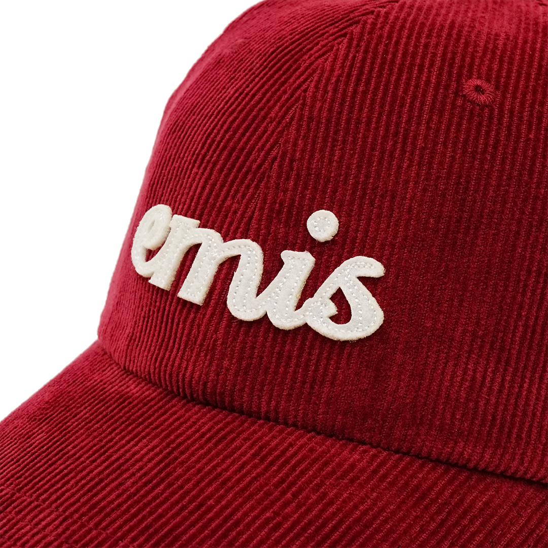 Emis Applique Corduroy Baseball Cap