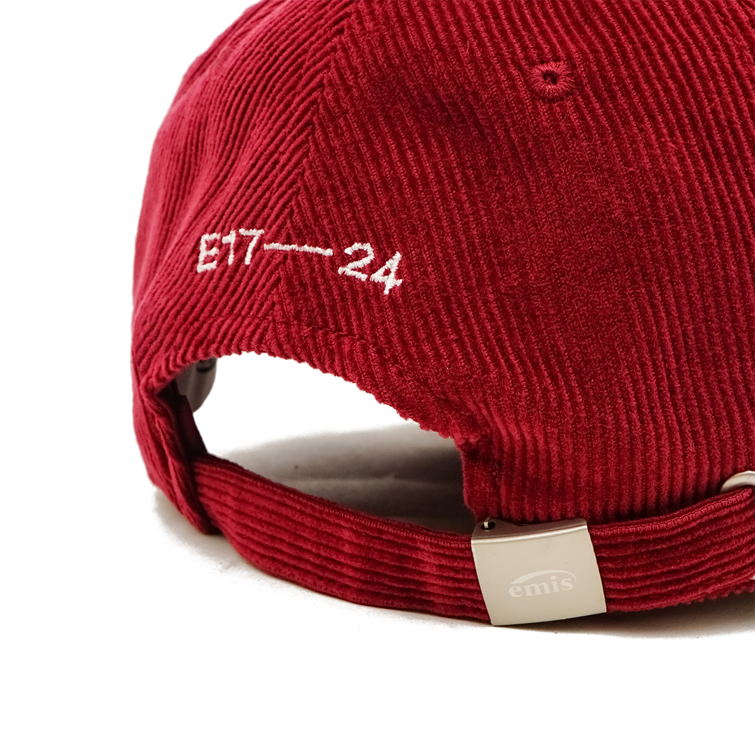Emis Applique Corduroy Baseball Cap