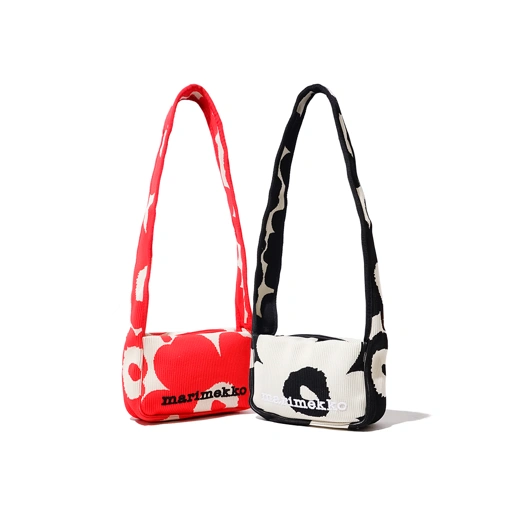 Image of Marimekko Knitted Crossbody Unikko Shoulder Bag