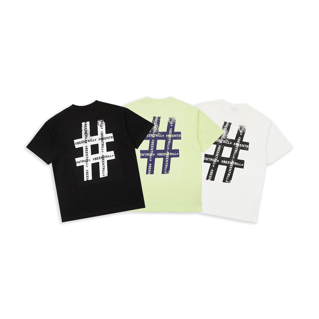 Beentrill Vintage Hashtag T-Shirt