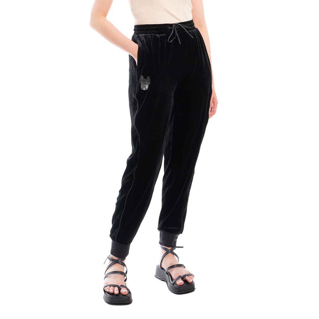 LifeWork Rubber Patch Velvet Jogger Pants