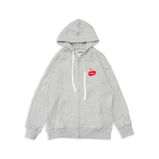 Image of Kirsh Logo Cherry Zip-Up Hoodie