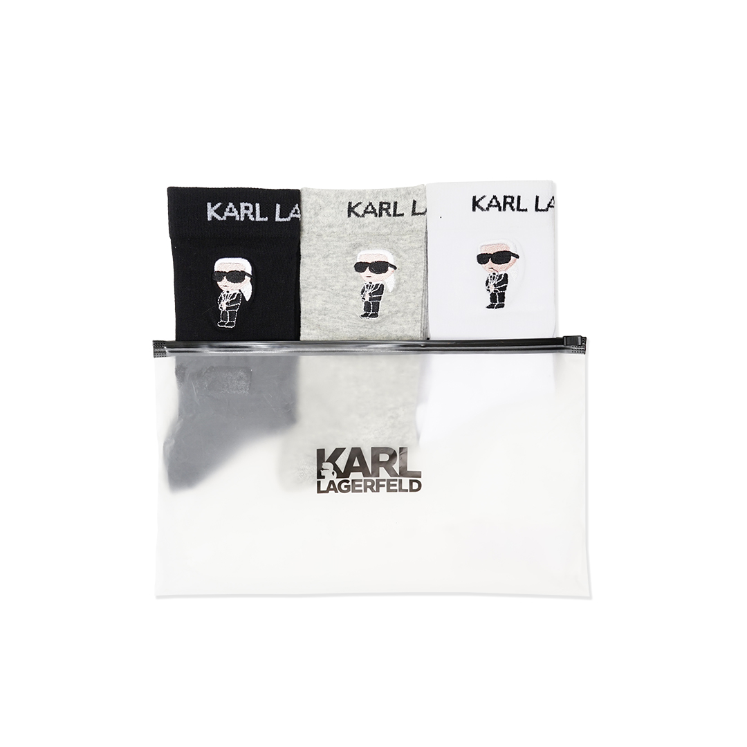 Karl Lagerfeld Ikon Mid Socks 3-Pack