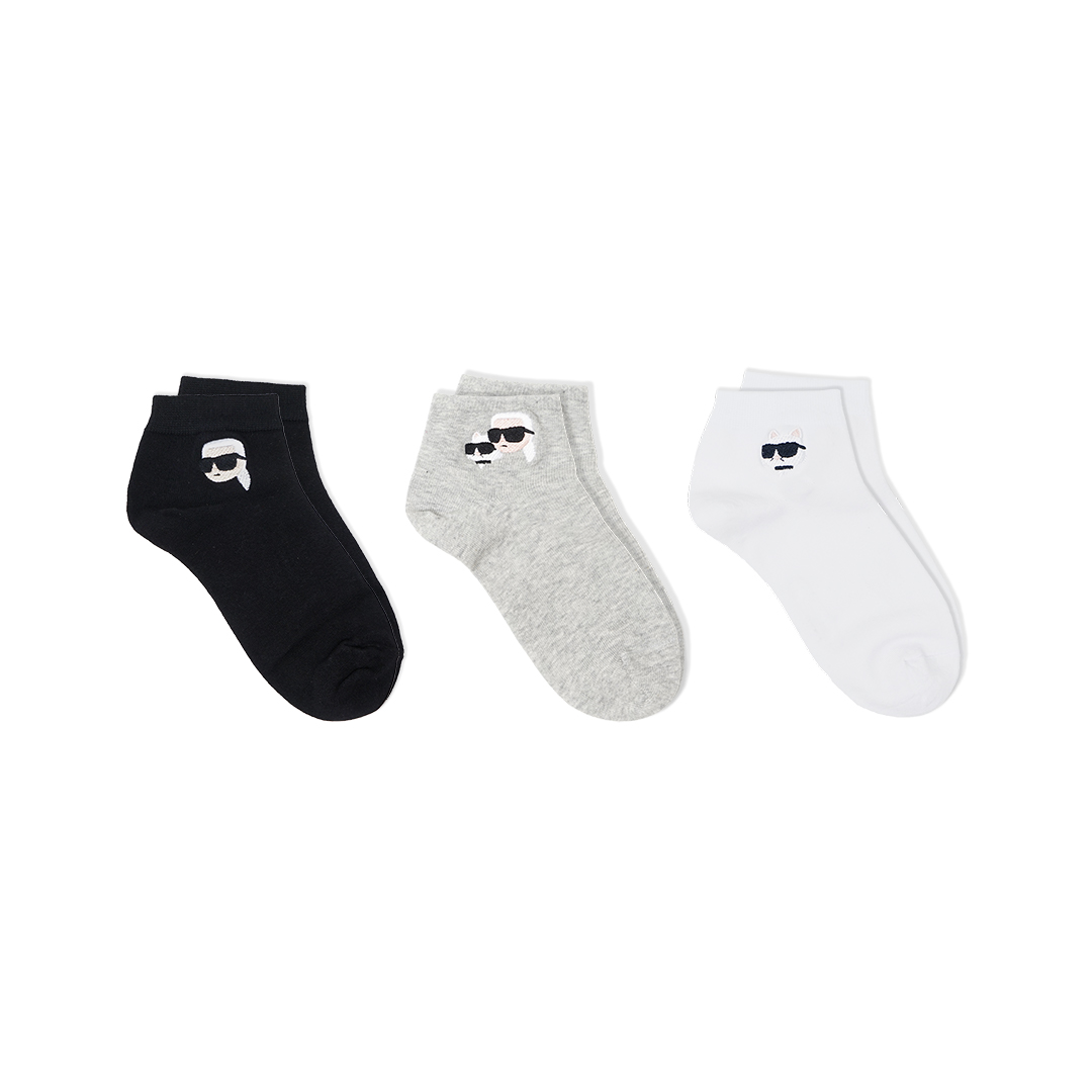Karl Lagerfeld Ikon Short Socks 3-Pack