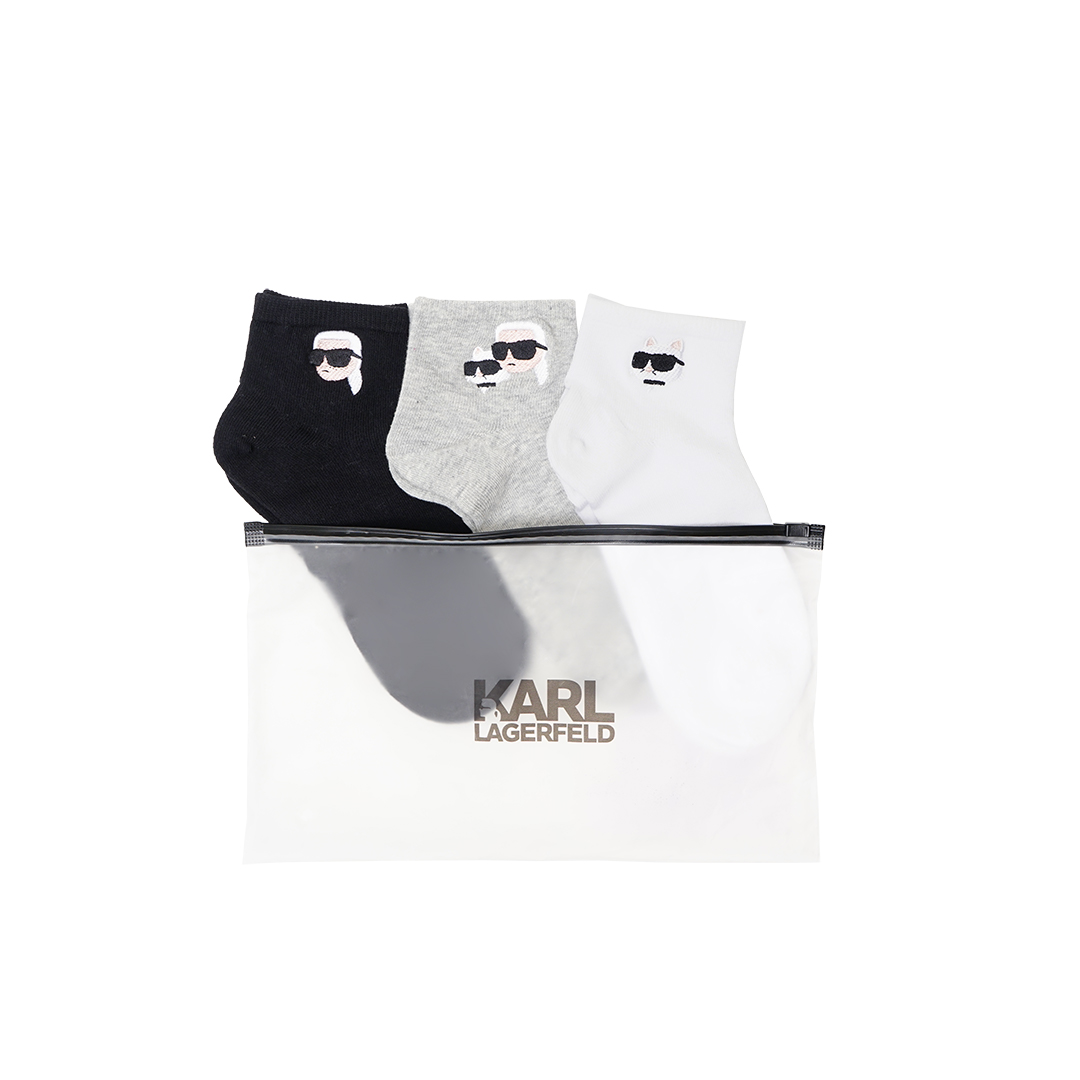 Karl Lagerfeld Ikon Short Socks 3-Pack