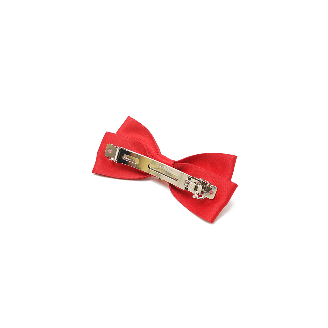 Marithe Francois Girbaud Round Logo Ribbon Hair Clip