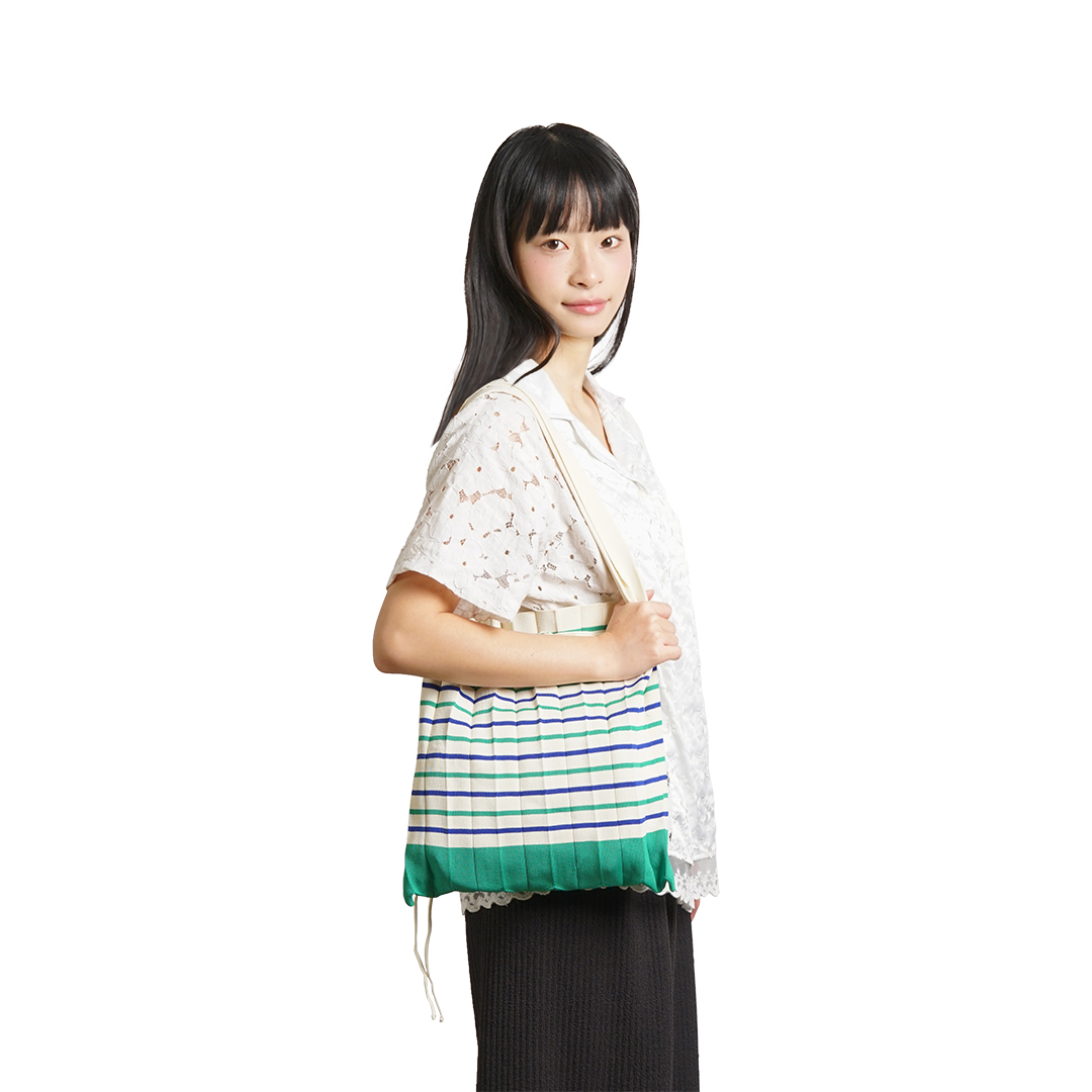 Normal Lab Riviera Pleat Tote Bag