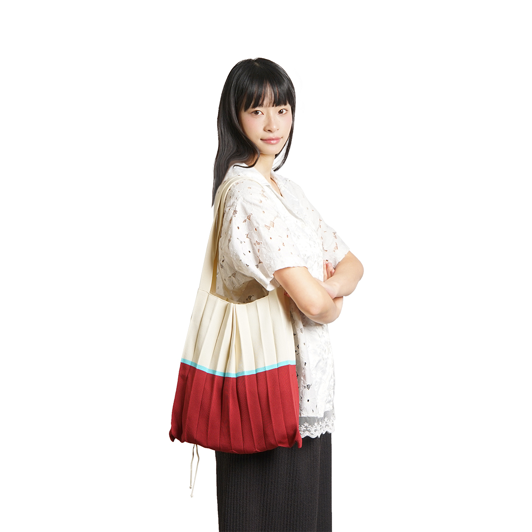 Normal Lab Horizon Pleat Tote Bag