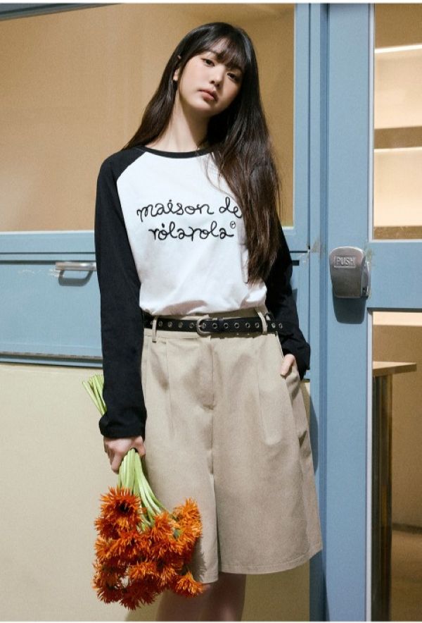 Rolarola Maison De Rola Raglan Long Sleeve T-Shirt