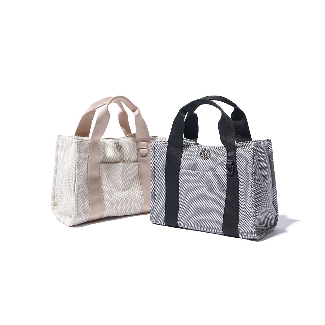 Lululemon Two-Tone Canvas Mini Tote Bag