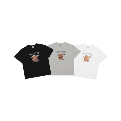 Marithe Francois Girbaud Marine Drawing Doodle Graphic T-Shirt