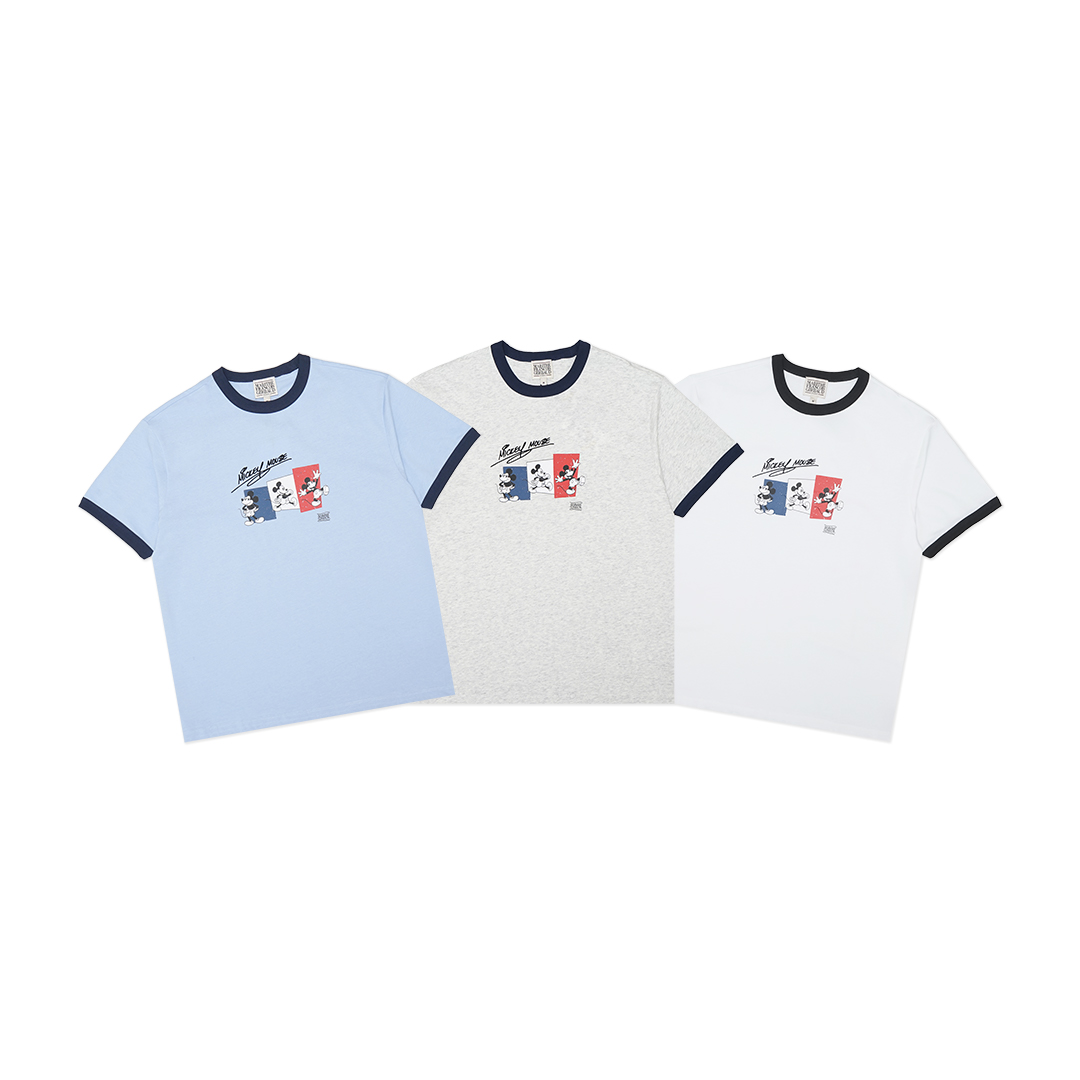 Marithe Francois Girbaud Mickey French Ringer T-Shirt