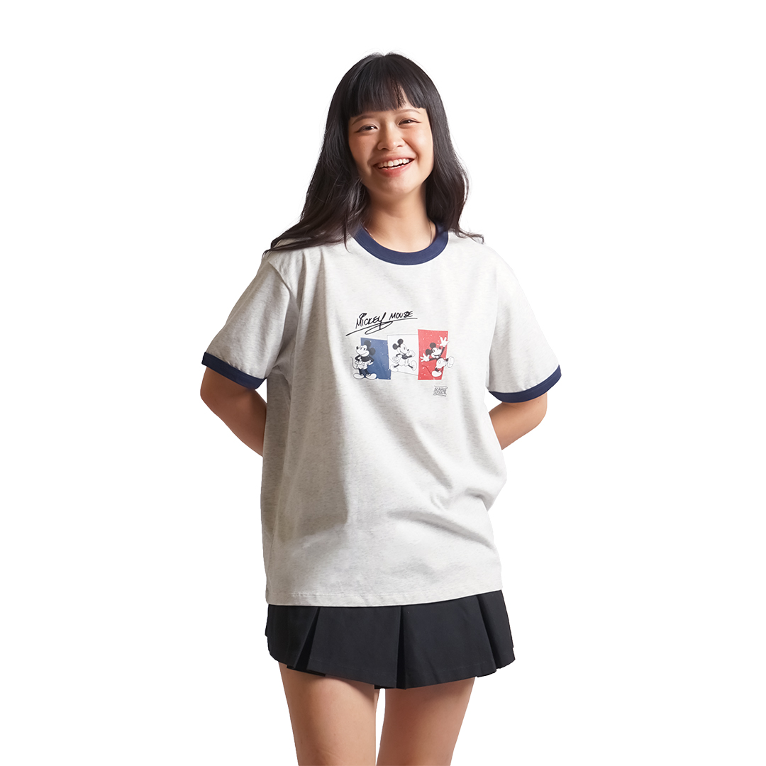 Marithe Francois Girbaud Mickey French Ringer T-Shirt