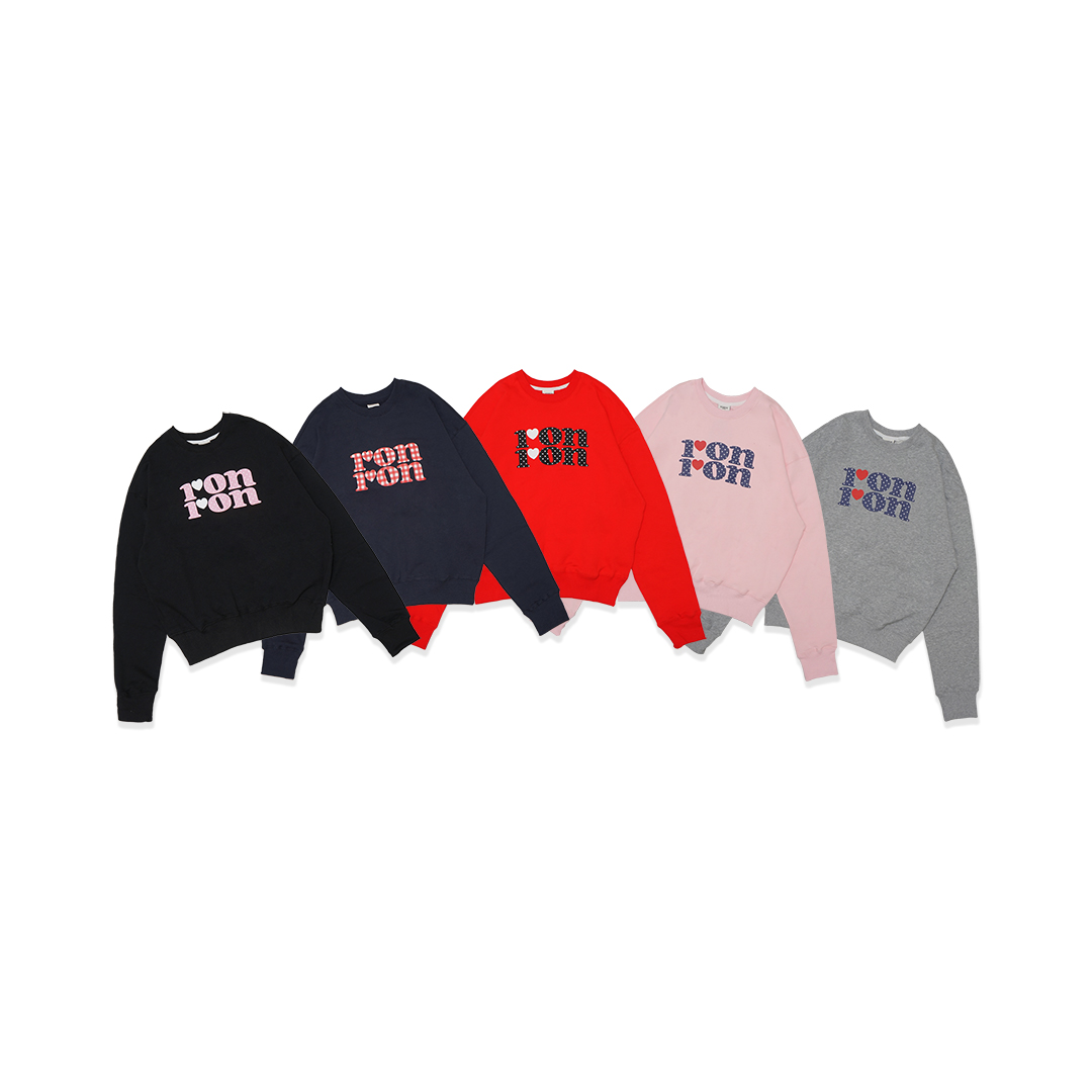 RonRon Gingham Logo Sweatshirts