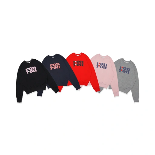 RonRon Gingham Logo Sweatshirts