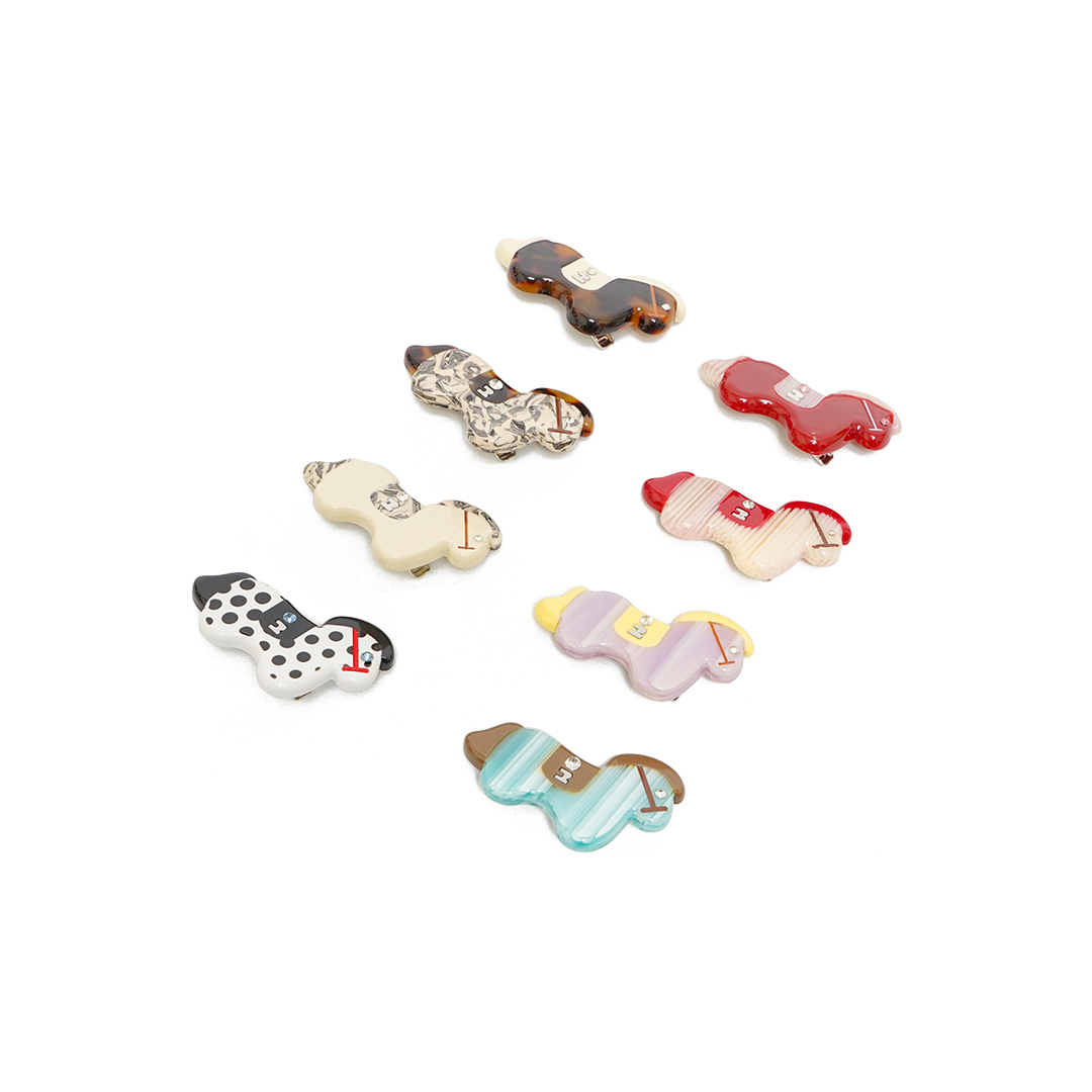 Tagi Magi Horse Logo Hairpin