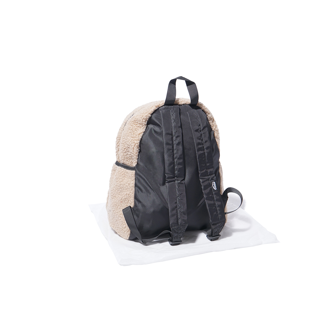 Emis Shearling Logo Backpack