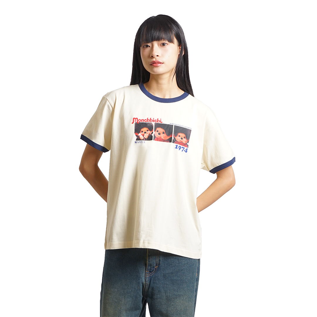 SATUR X Monchhichi Ringer T-Shirt