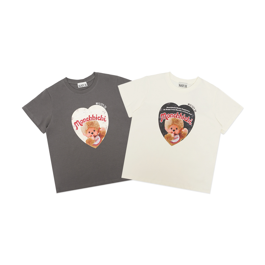 SATUR X Monchhichi Saturday Mood T-shirt