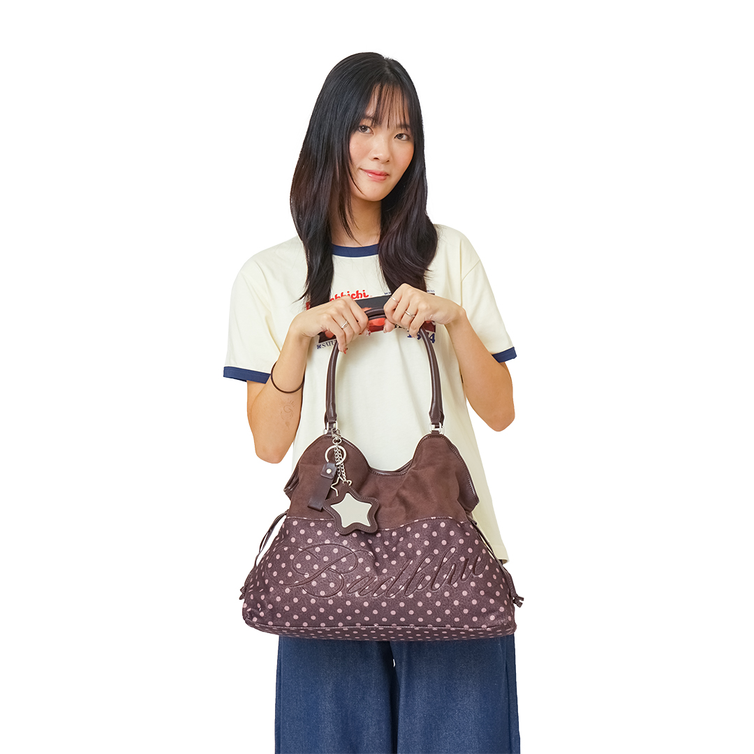 Badblue Suede Mori Dimsum Bag