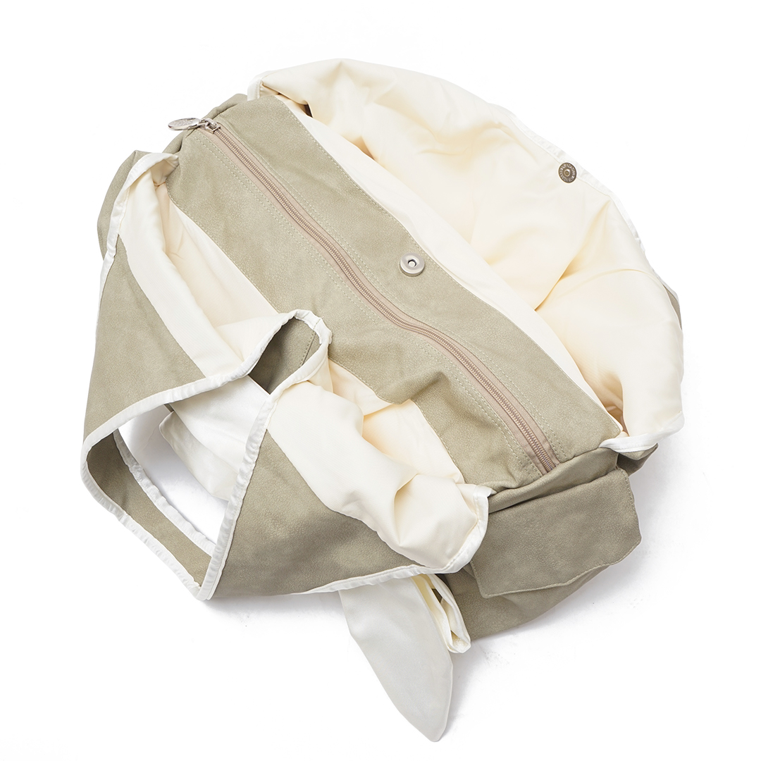 Siweol 107 Medium Nubuck Bow Shoulder Bag