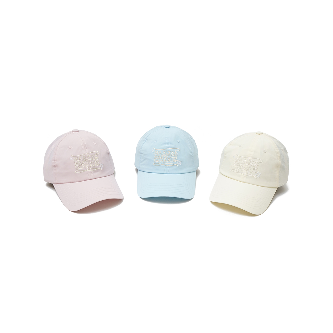 Marithe Francois Girbaud Drawing Classic Logo Nylon Baseball Cap