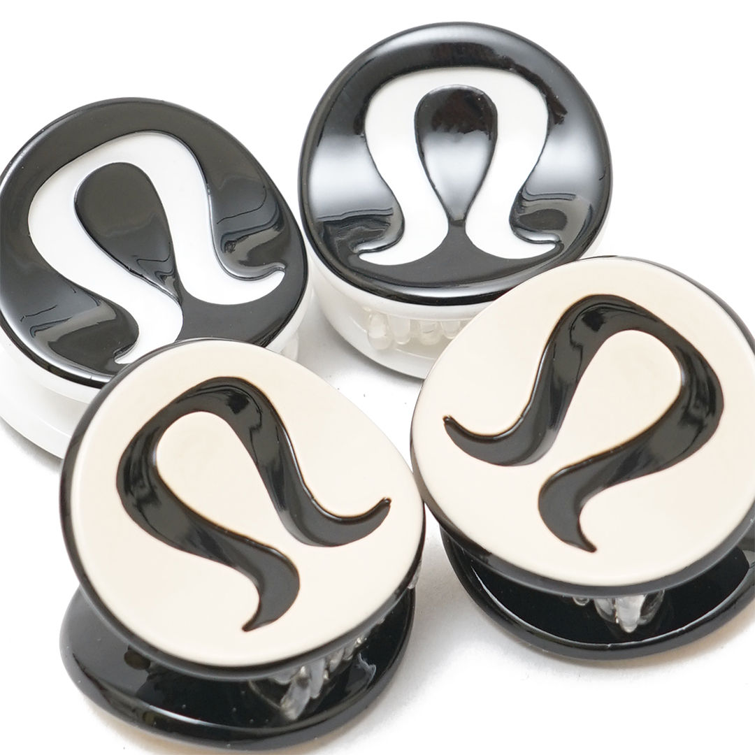 Lululemon Monochrome Small Claw Hair Clips 4-Pack