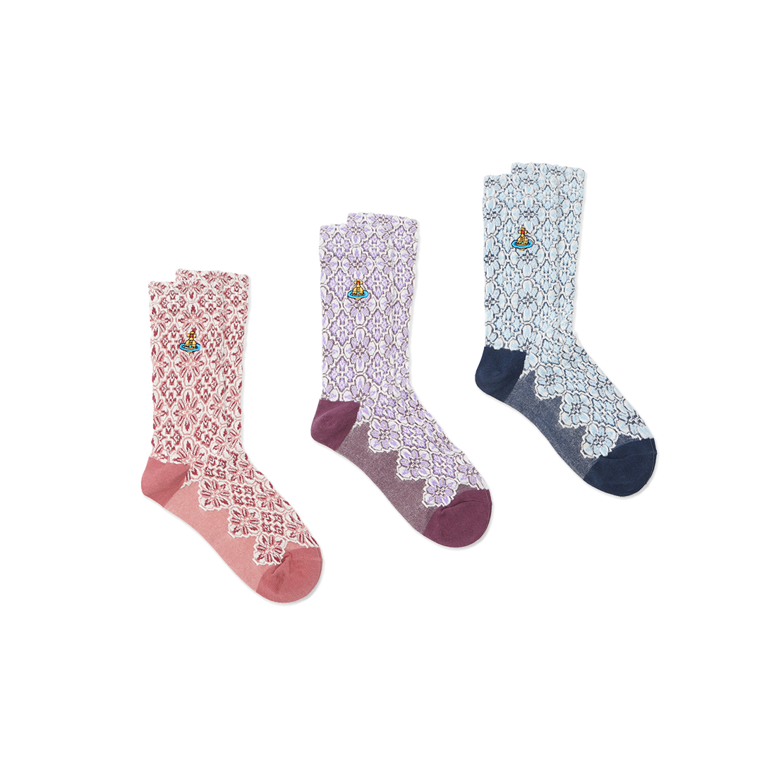 Vivienne Westwood Medallion Jacquard Mid Socks