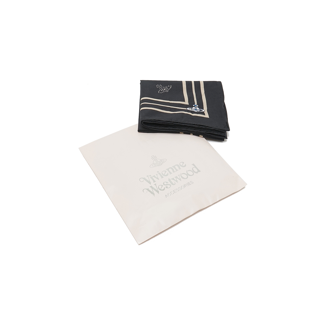 Vivienne Westwood Line and Dots Pattern Handkerchief