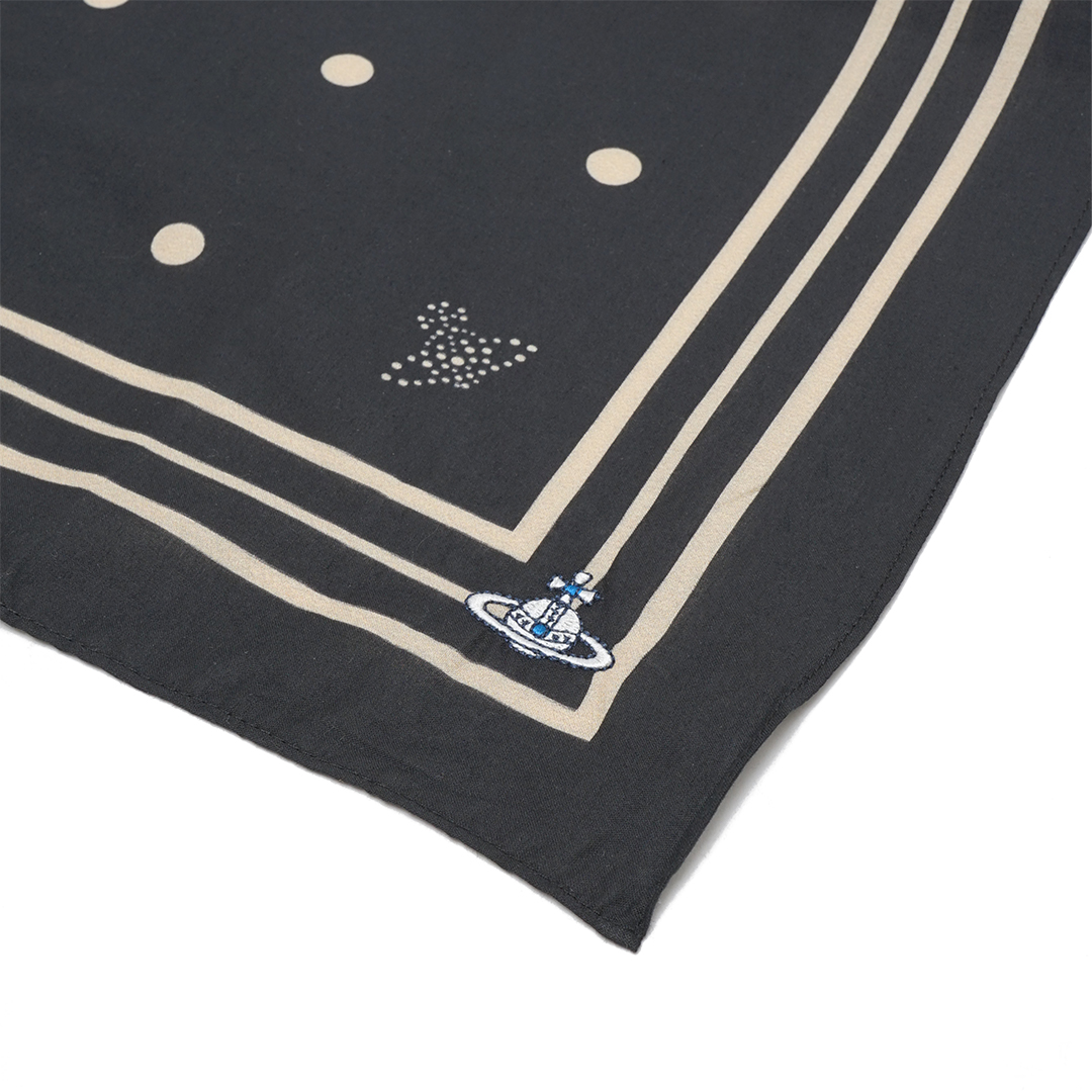 Vivienne Westwood Line and Dots Pattern Handkerchief