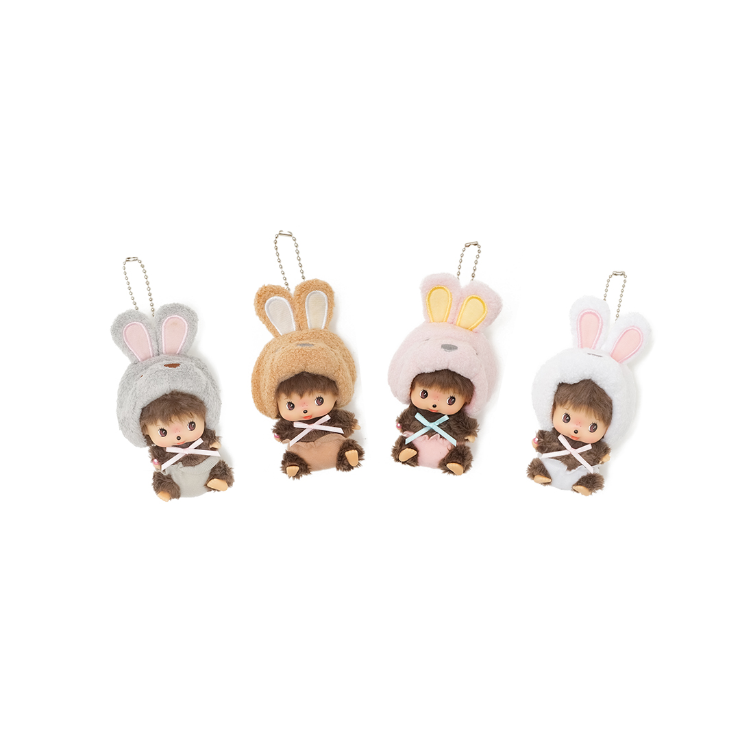Monchhichi Bebichhichi Bunny Costume Keychain Bag Charm