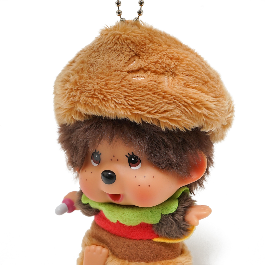 Monchhichi M's Burger Keychain Bag Charm