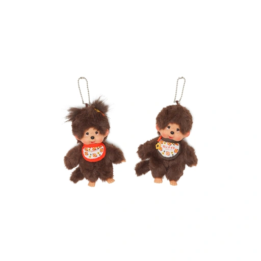 Monchhichi Retro Monmate Plush Keychain Bag Charm
