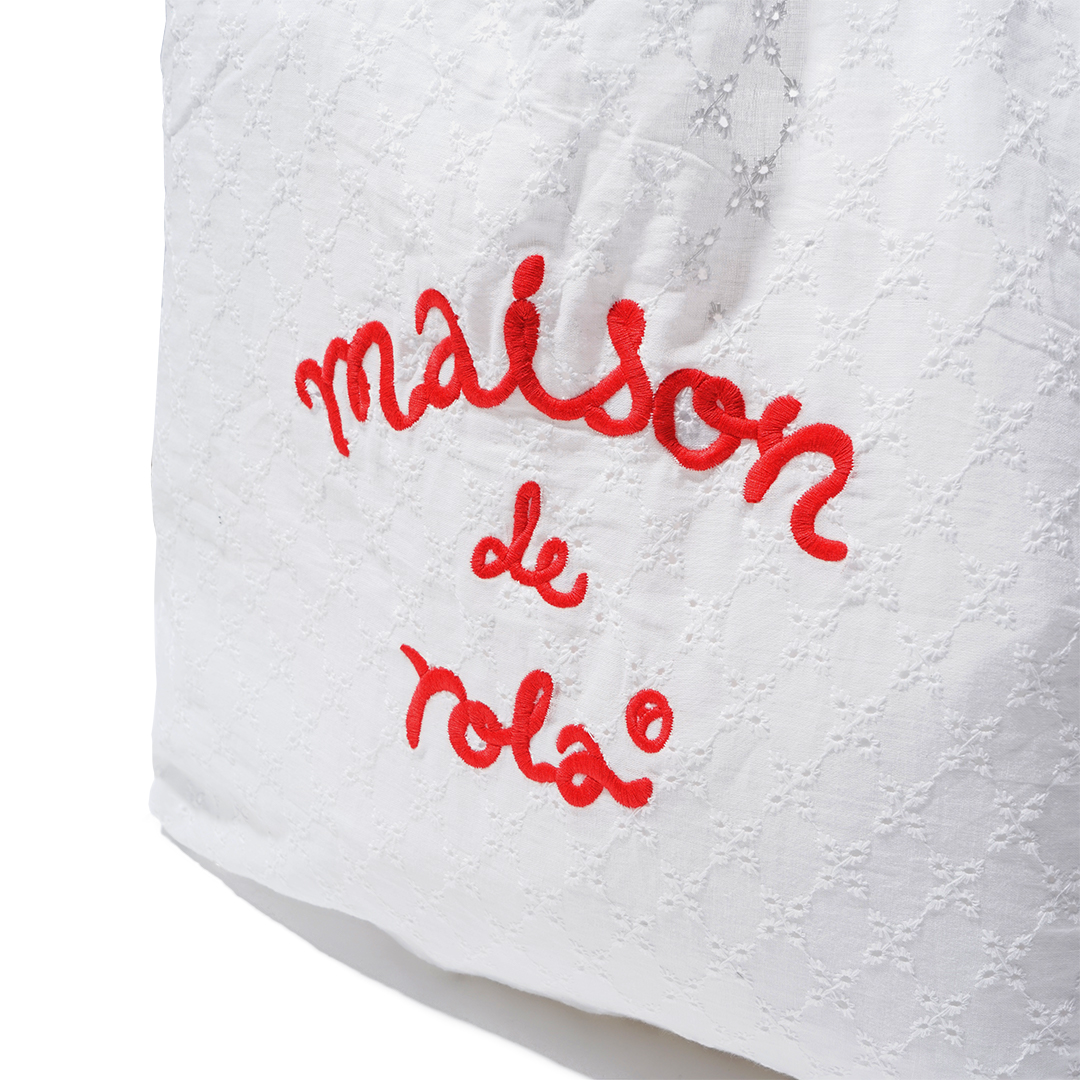 Rolarola Maison De Rola Embroidery Tote Bag