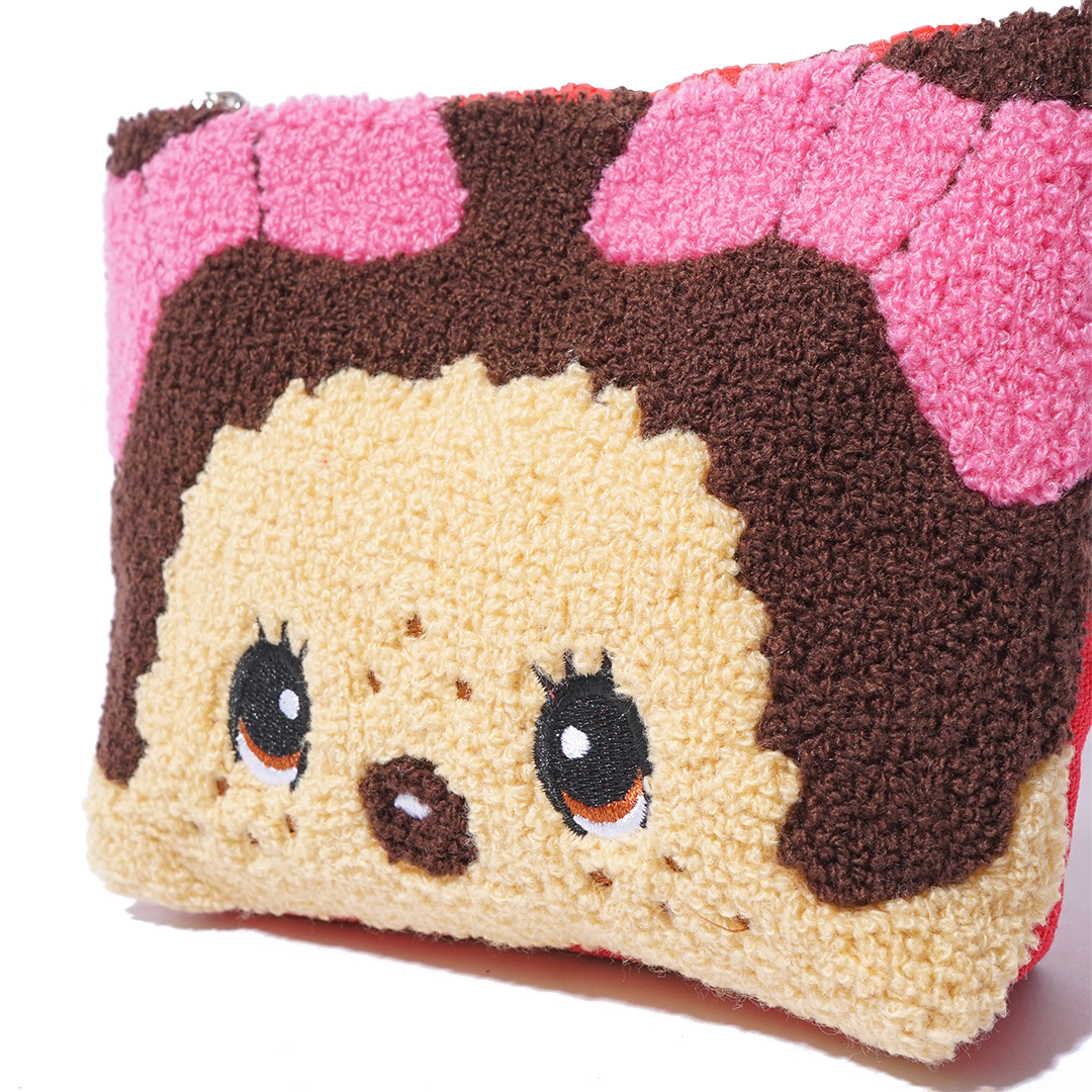 Monchhichi Chenille Embroidery Pouch