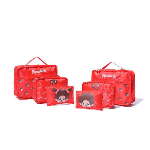 Monchhichi Travel Pouch 3-Piece Set
