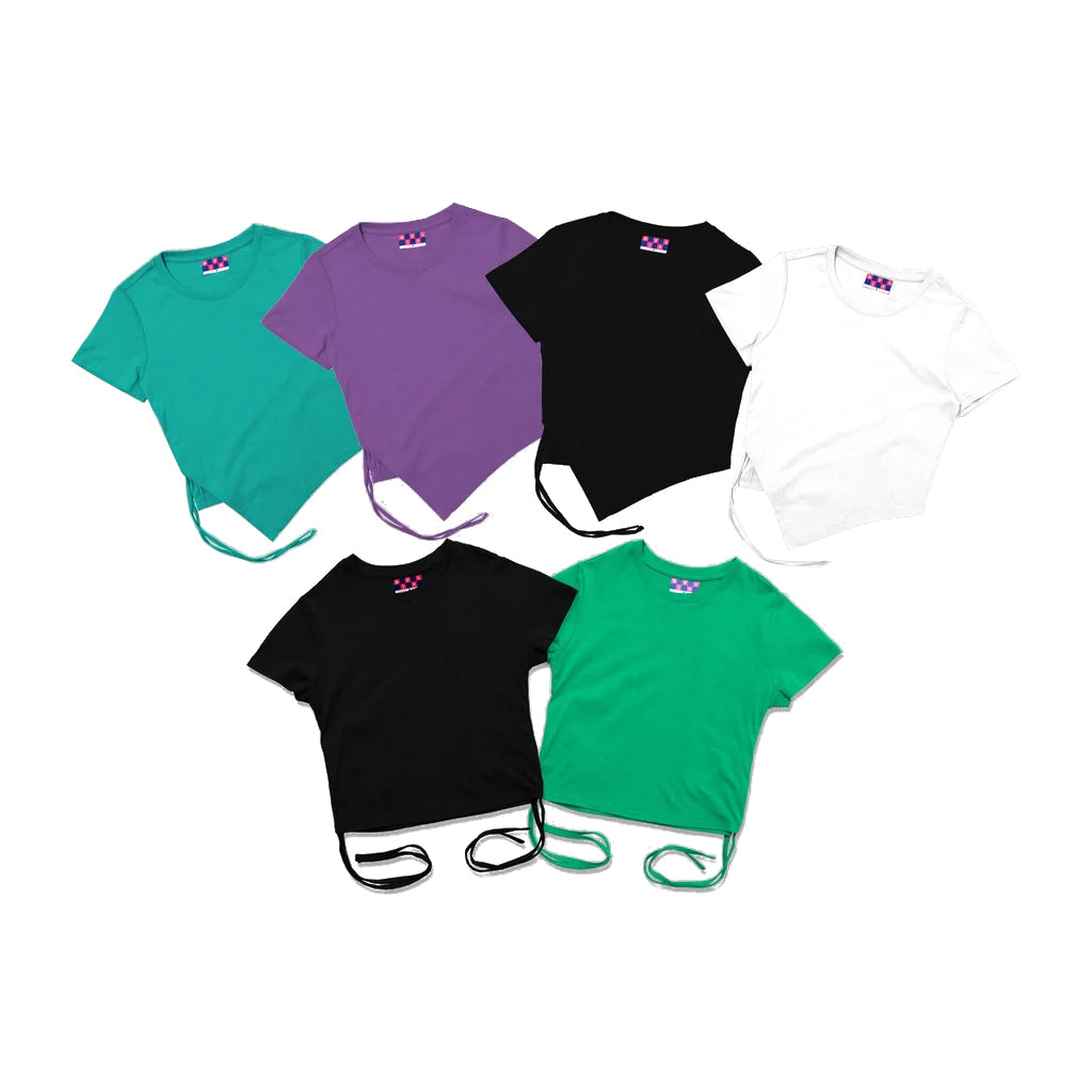 Biyas Cotton Cropped T-Shirt