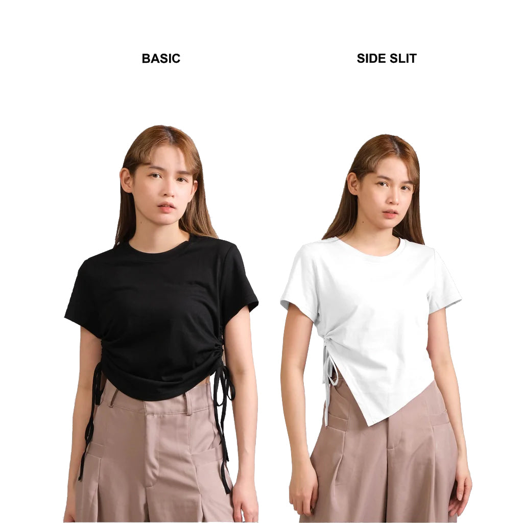 Biyas Cotton Cropped T-Shirt