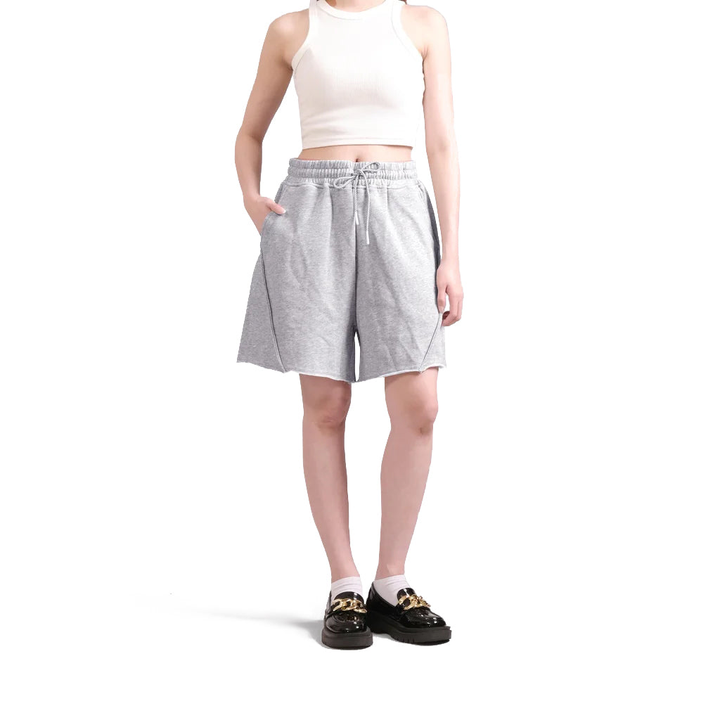 Biyas Raw Edge Sweat Shorts