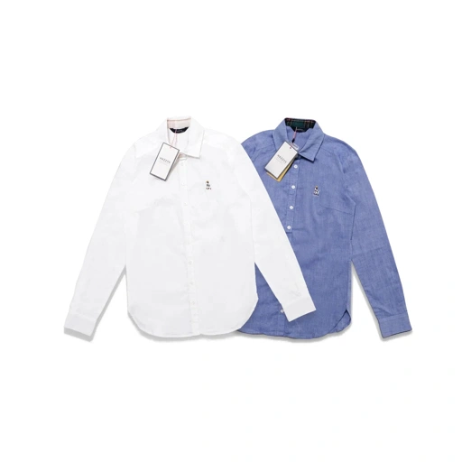 Image of Hazzys Ladies Embroidery Logo Long Sleeve Shirt
