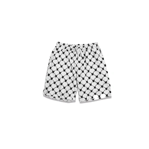 Image of Lifework Pattern Logo Shorts White