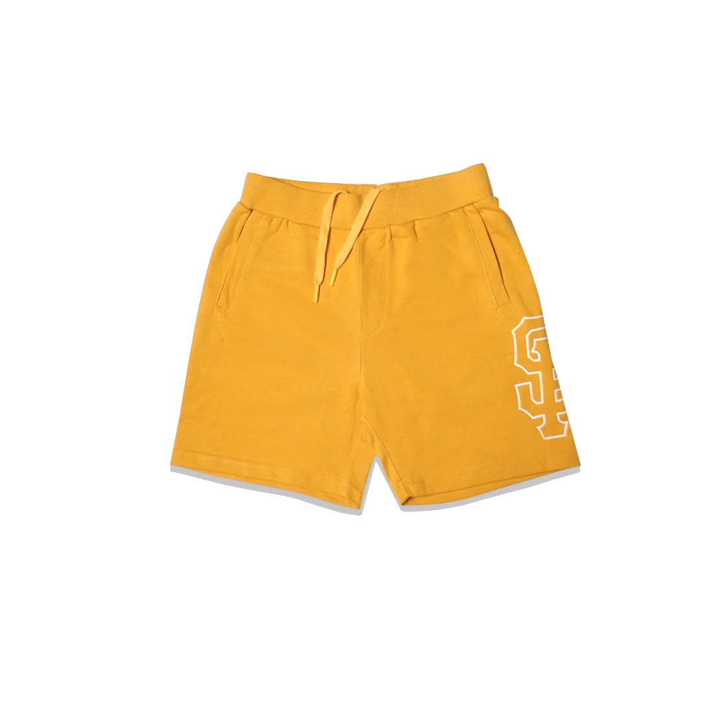 MLB SF Giants Outline Logo Shorts Orange