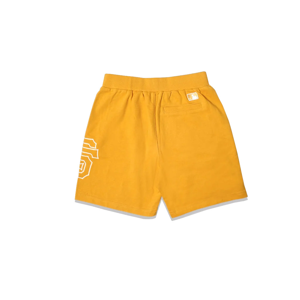 MLB SF Giants Outline Logo Shorts Orange
