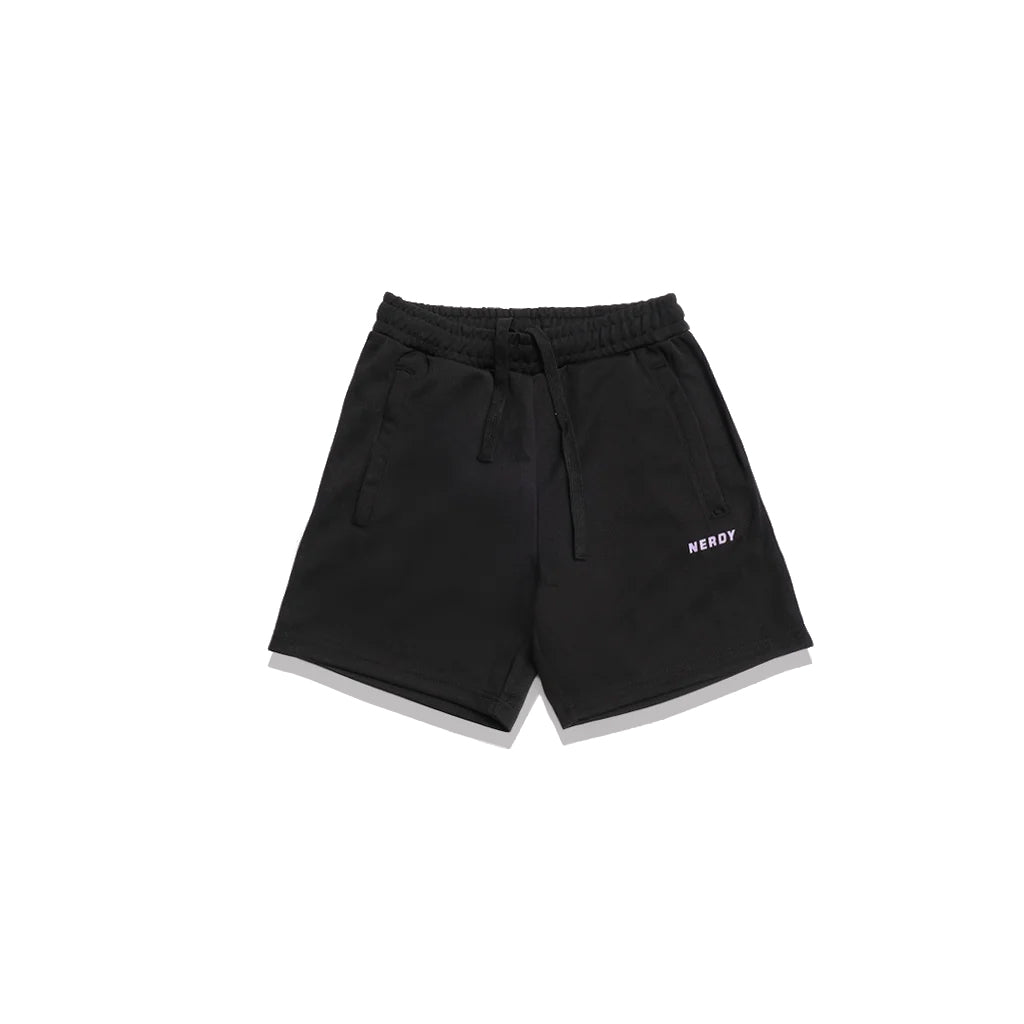 Nerdy NY Track Shorts Black