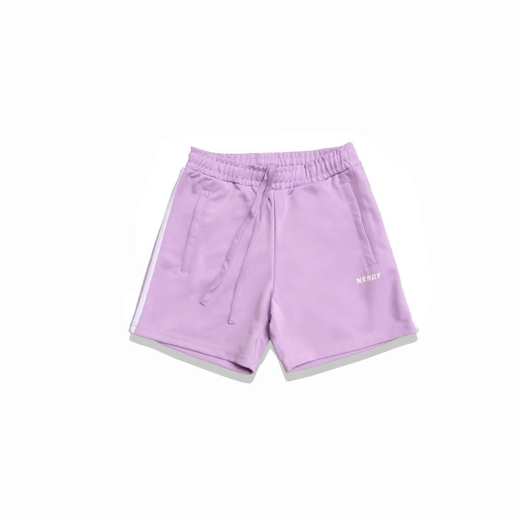 Nerdy NY Track Shorts Purple