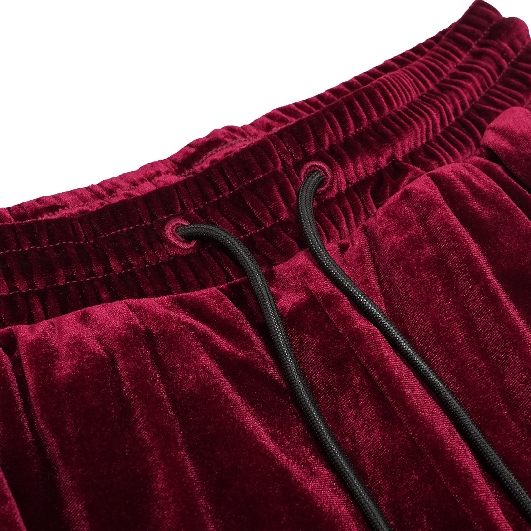 LifeWork Rubber Patch Velvet Jogger Pants