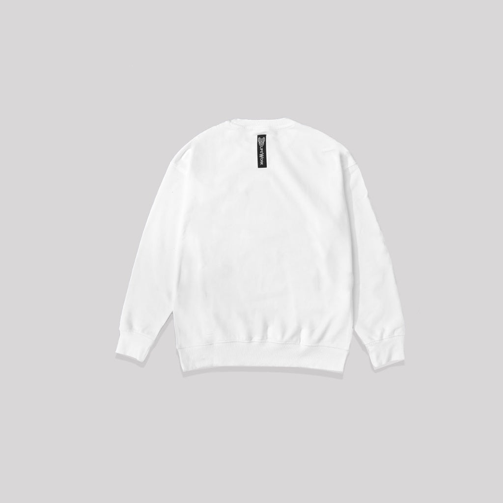LifeWork Headset Dog Sweatshirt White