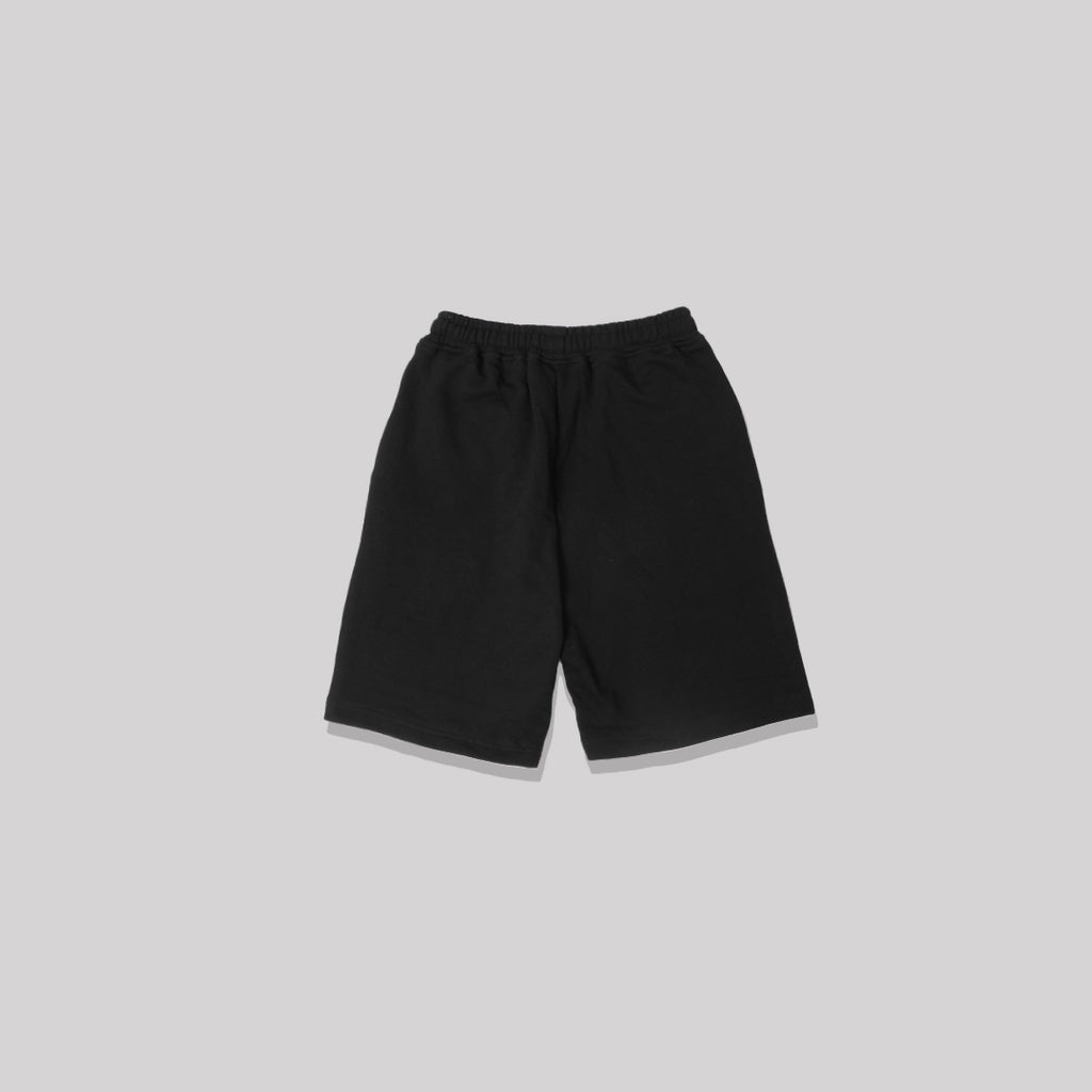 AMI Big Heart Patch Shorts Black