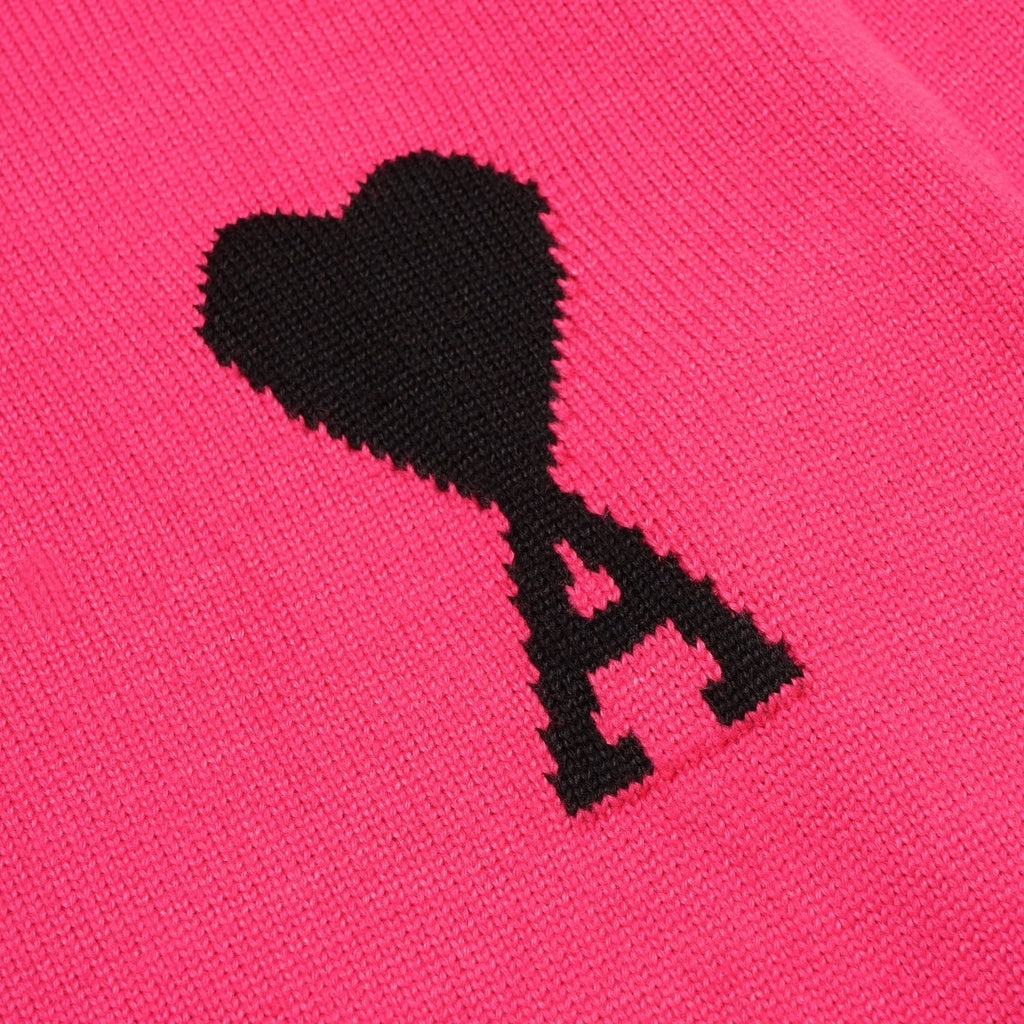 AMI Black Heart Knitted Sweater